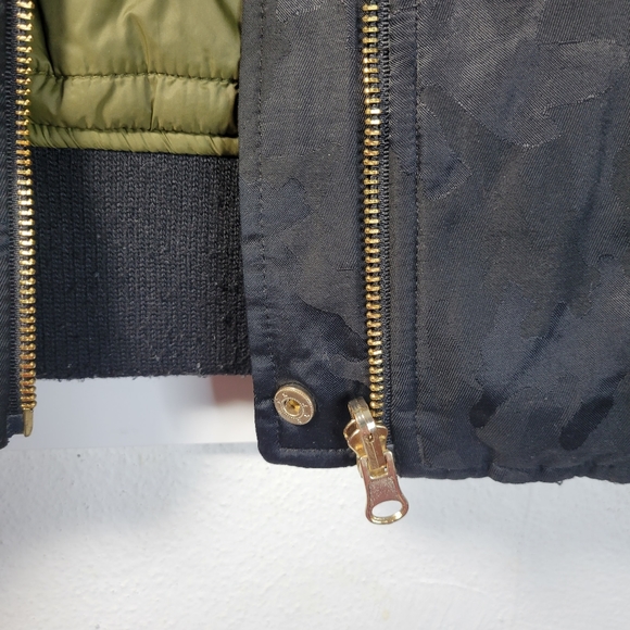 Womans NEO-I by Orobos Black Camo Reversable Bomber Jacket Size Small - Picture 5 of 15